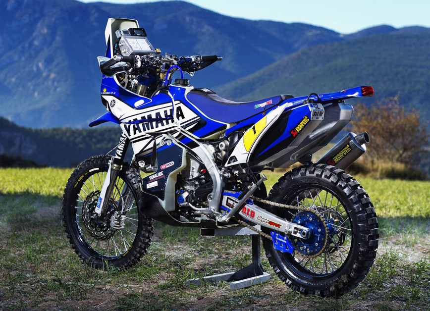 Новый мотоцикл Yamaha YZ450F Rally.